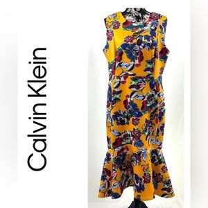 Calvin Klein Sleeveless fit and flare dress